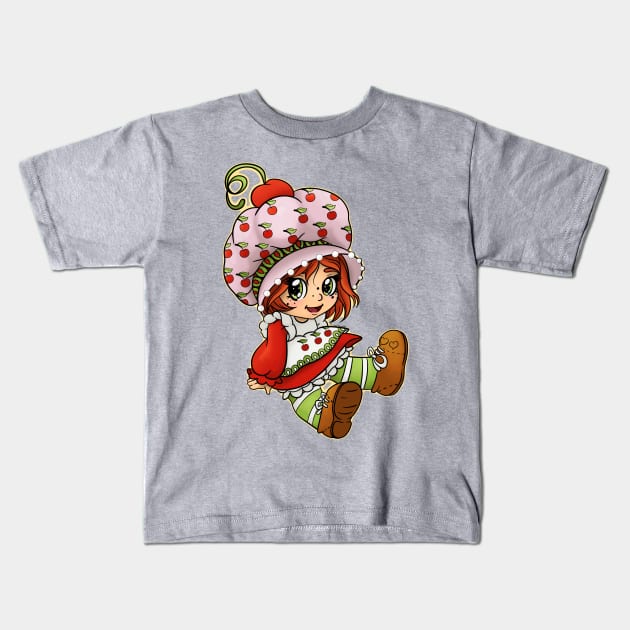 Cherry Shortcake Kids T-Shirt by Boyanton Designs